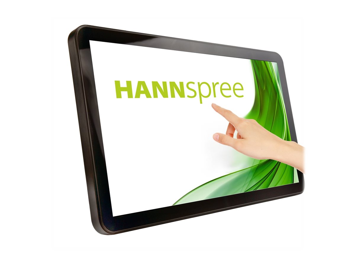 Hannspree HO325PTB - HO Series - LED-Monitor - 81.3 cm (32") (31.5" sichtbar) - offener Rahmen - Touchscreen - 1920 x 1080 Full HD (1080p) @ 60 Hz - 400 cd/m² - 1200:1 - 8 ms - HDMI, DisplayPort - Lautsprecher - Schwarz