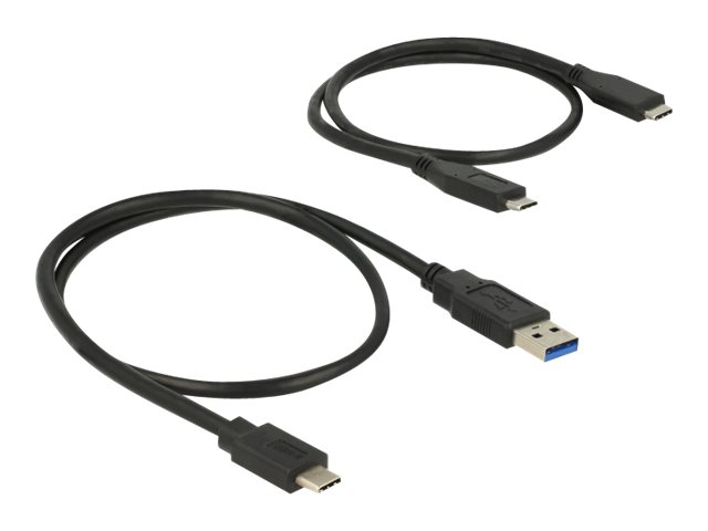 Delock External Enclosure for Ultra Slim SATA Drives 9.5 mm - DVD±RW-Laufwerk (±R DL) / DVD-RAM / BD-ROM-Laufwerk - SuperSpeed USB 3.1 Gen 1 - extern