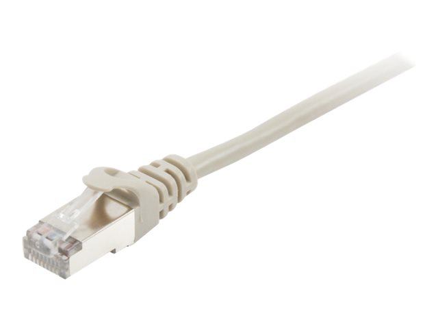 equip - Patch-Kabel - RJ-45 (M) zu RJ-45 (M) - 2 m - SFTP, PiMF - CAT 6a - halogenfrei, geformt, ohne Haken, verseilt - weiß