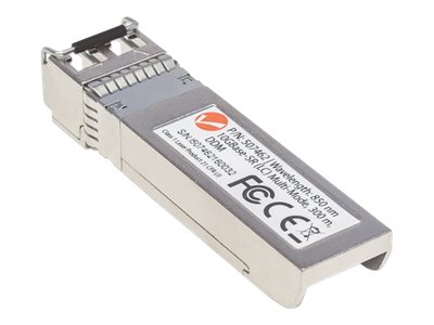 Intellinet Transceiver Module Optical
10 Gigabit Fiber SFP+
10GBase-SR (LC) Multi-Mode Port
300m
MSA Compliant
Equivalent to Cisco SFP-10G-SR
Fibre
Three Year Warranty - SFP+-Transceiver-Modul - 10GbE