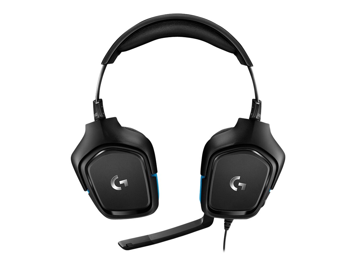 Logitech Gaming Headset G432 - Headset - 7.1-Kanal - ohrumschließend - kabelgebunden - USB, 3,5 mm Stecker - Schwarz