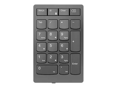 Lenovo Go Wireless Numeric Keypad - Tastenfeld - Storm Gray Eingabegerät