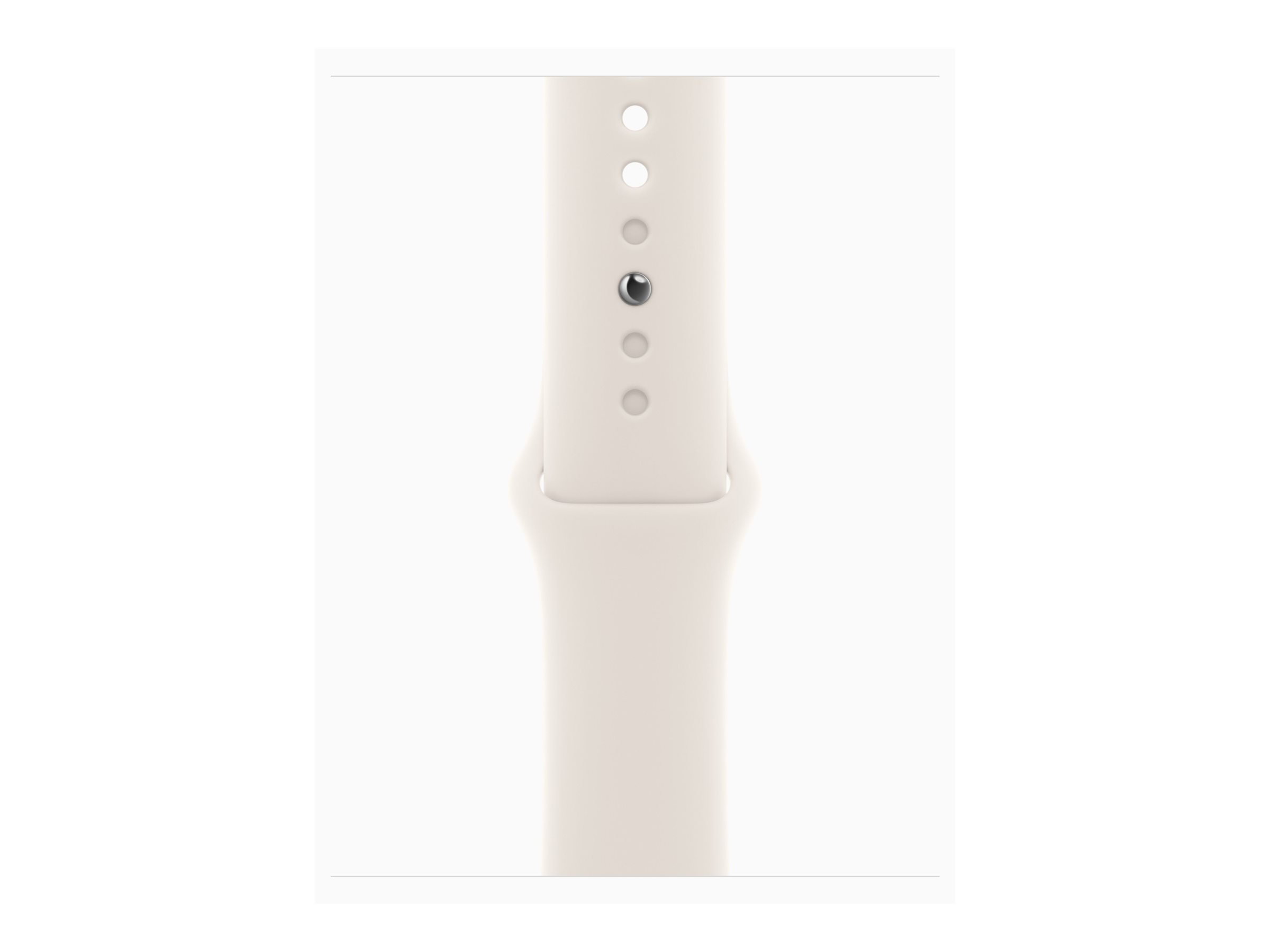 Apple Watch Series 10 GPS 42mm Rose Gold Aluminium Case mit Light Blush Sport Band - S/M (MWWH3QF/A)