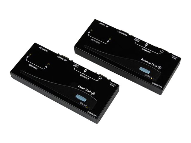 StarTech.com USB VGA KVM Verlängerung bis zu 150m - KVM extender über Cat5 UTP Netzwerkkabel 2x VGA Buchse, 4x USB Stecker - KVM-Extender - über CAT 5 - bis zu 150 m