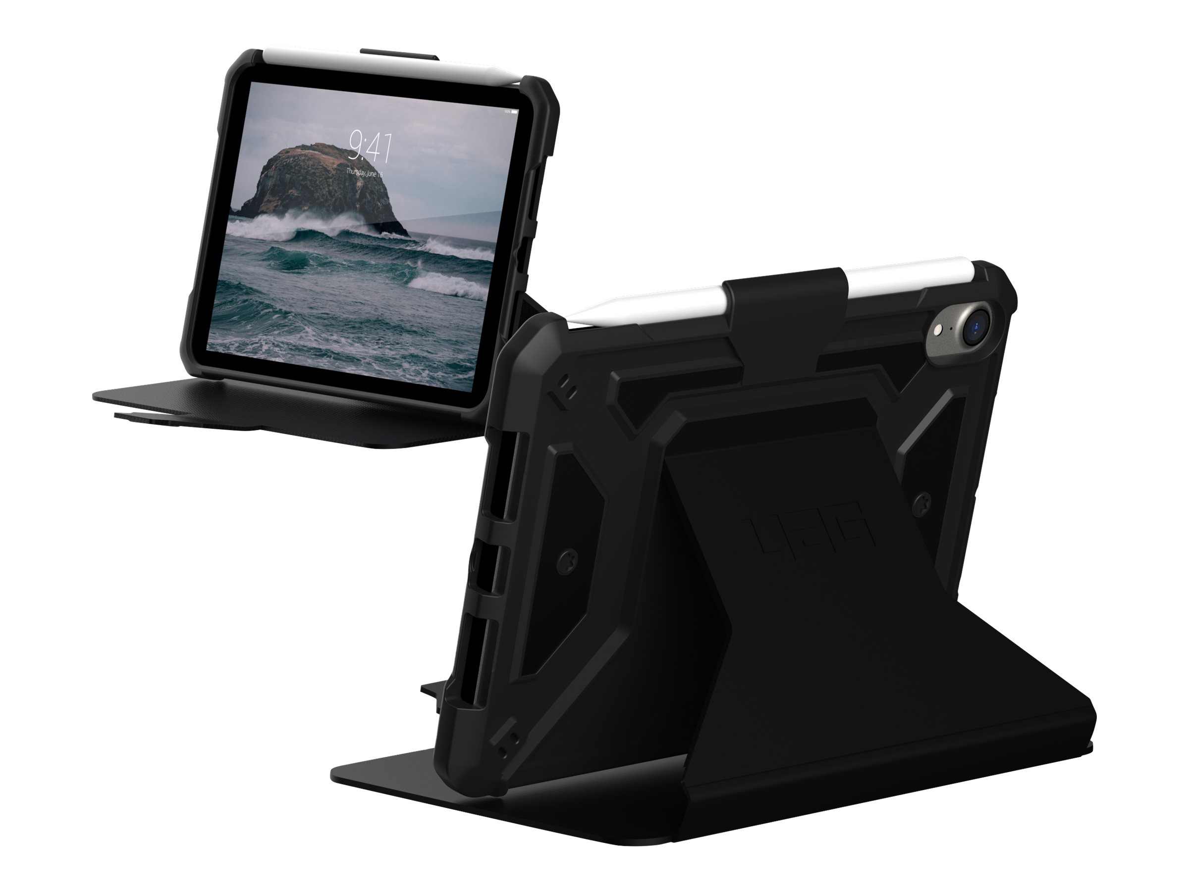 UAG Rugged Case for iPad Mini (6th Gen
2021) [8.3-inch] - Metropolis SE Black - Flip-Hülle für Tablet