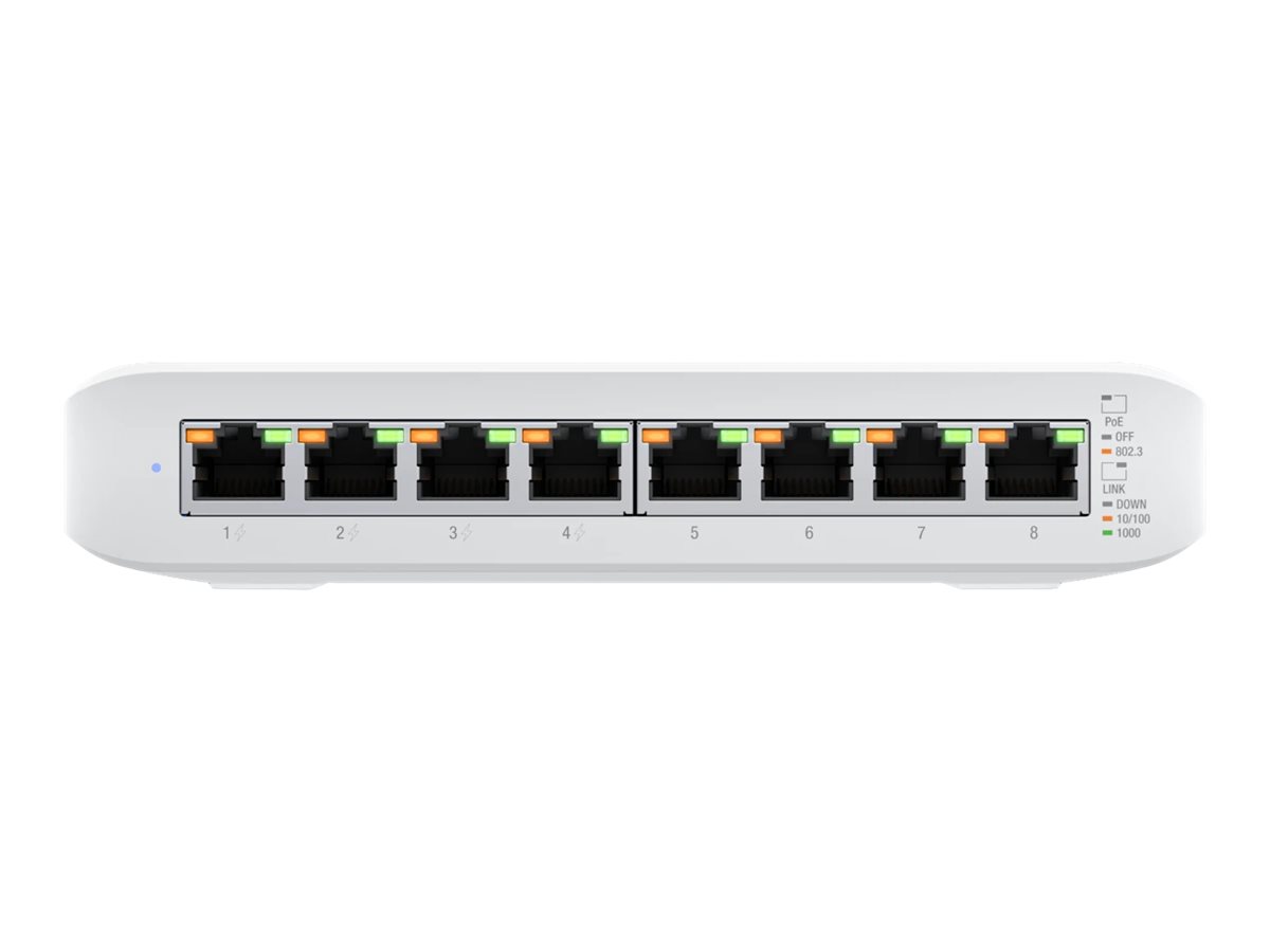 Ubiquiti UniFi Switch Lite USW-Lite-8-POE - Switch - 8 Anschlüsse - managed