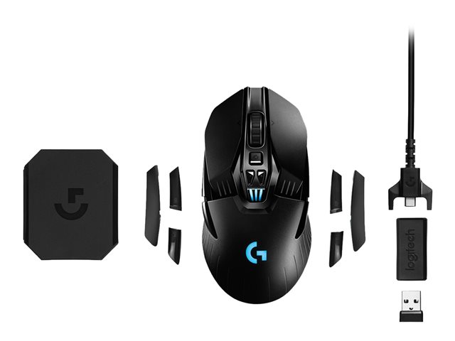 Logitech Wireless Gaming Mouse G903 LIGHTSPEED with HERO 16K sensor - Maus - USB
2.4 GHz