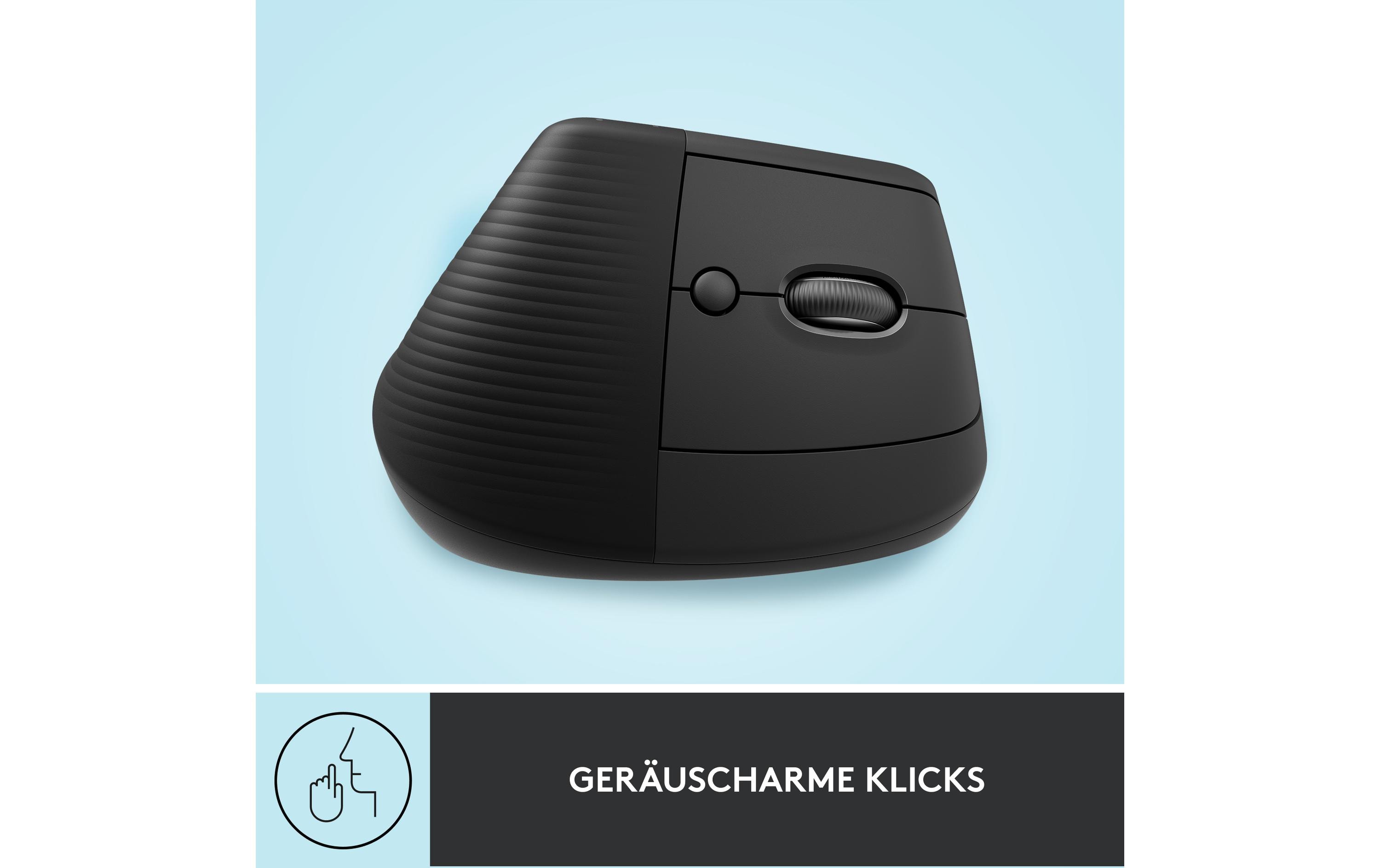 Logitech Ergonomische Maus Lift Graphite