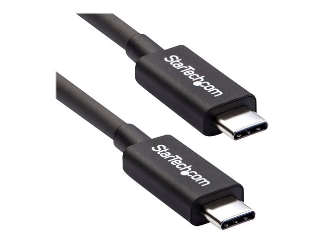 StarTech.com 2m (6.6ft) Thunderbolt 3 Cable
20Gbps
100W PD
4K Video
Thunderbolt-Certified
Compatible w/ TB4/USB 3.2/DisplayPort - Thunderbolt-Kabel - 24 pin USB-C zu 24 pin USB-C - 2 m