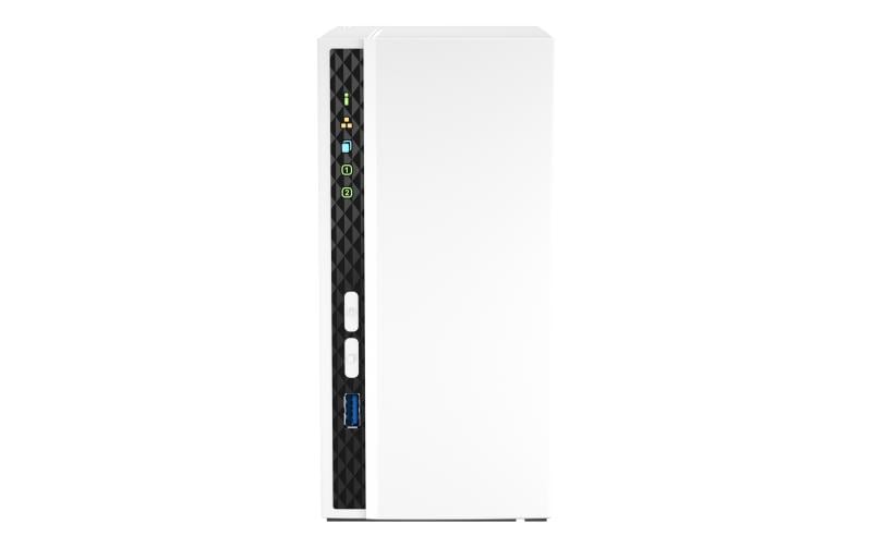QNAP TS-233 - NAS-Server - 2 Schächte - SATA 6Gb/s - RAID 0, 1, JBOD - RAM 2GB - Gigabit Ethernet - iSCSI Support (TS-233)