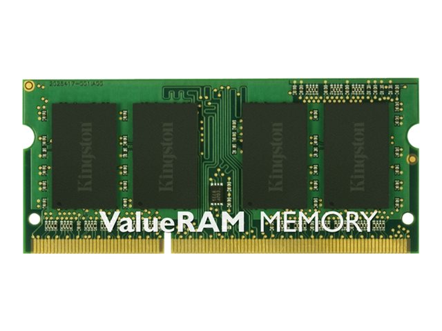 Kingston ValueRAM - DDR3 - Modul - 4 GB - SO DIMM 204-PIN - 1600 MHz / PC3-12800 - ungepuffert