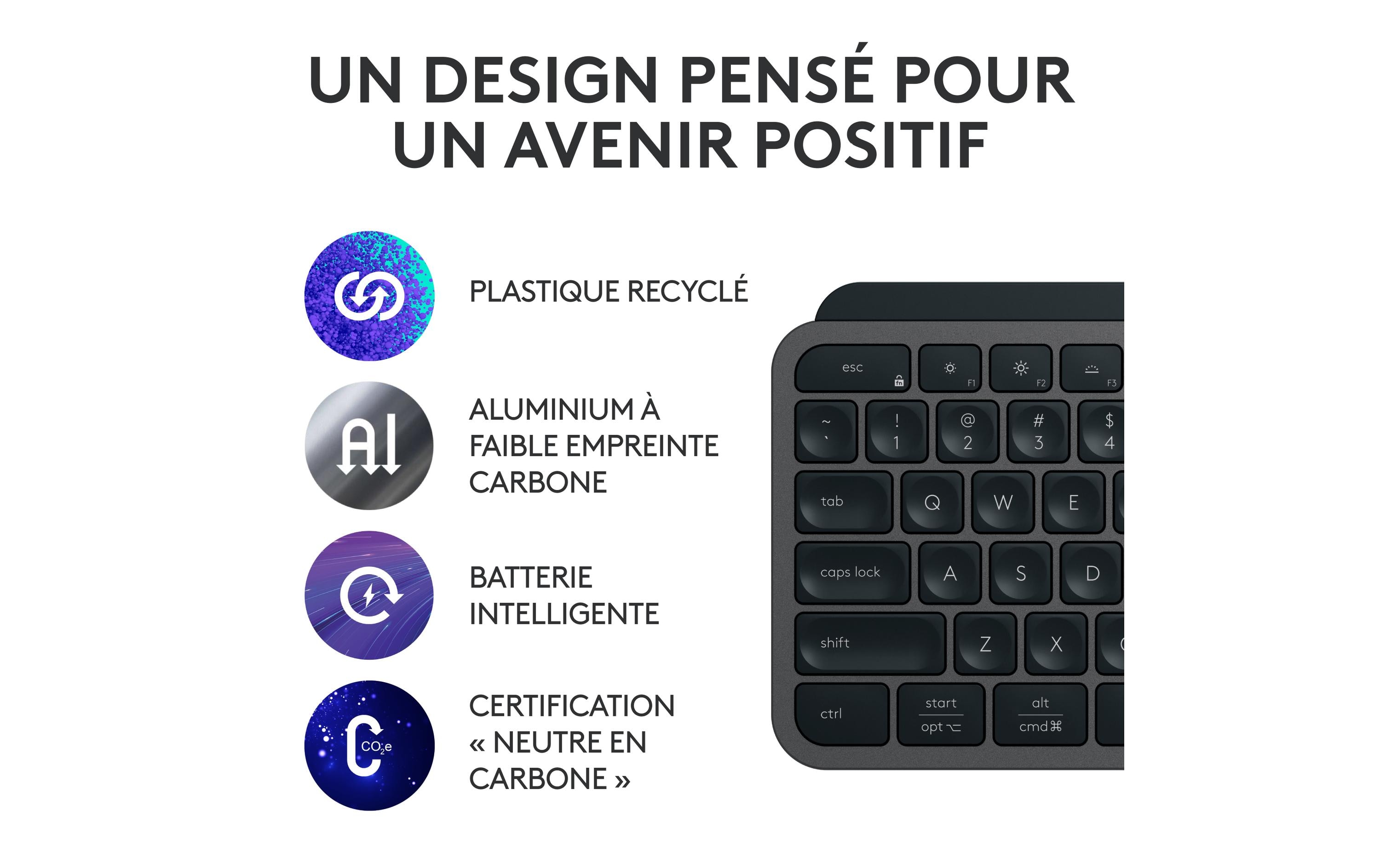 Logitech Tastatur MX Keys S CH-Layout