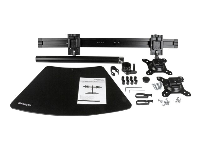 StarTech ARMBARDUO Flachbildschirm-Tischhalterung 61 cm (24") Tisch/Bank Schwarz (ARMBARDUO)