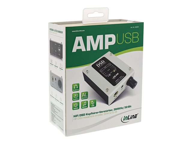 InLine AmpUSB - DAC-Kopfhörerverstärker