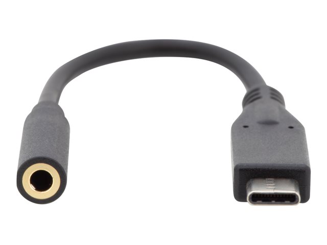 DIGITUS Adapter USB-C auf Klinkenstecker - Audio/USB - 20 cm