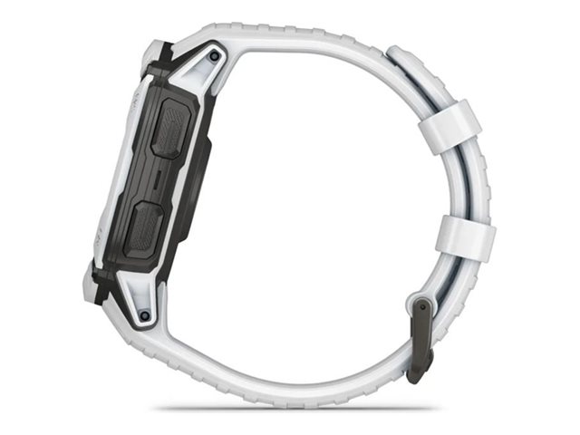 Garmin Instinct 2X Solar - faserverstärktes Polymer - Ja intelligente Uhr mit Band - 64 MB - Steinweiß