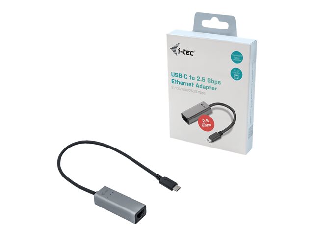 i-Tec - Netzwerkadapter - USB-C 3.1 - 10M/100M/1G/2
5 Gigabit Ethernet x 1
