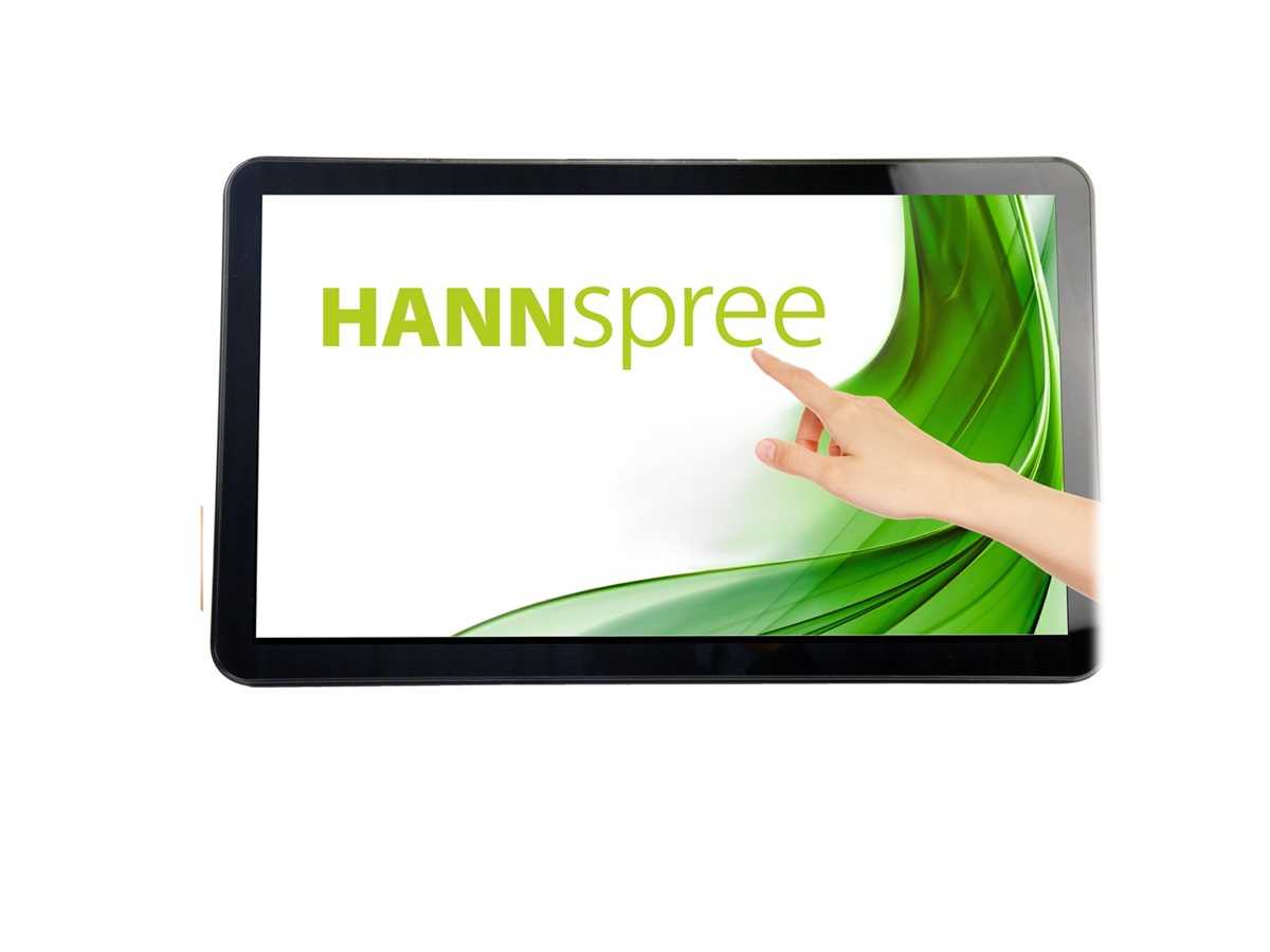 Hannspree HO325PTB - HO Series - LED-Monitor - 81.3 cm (32") (31.5" sichtbar) - offener Rahmen - Touchscreen - 1920 x 1080 Full HD (1080p) @ 60 Hz - 400 cd/m² - 1200:1 - 8 ms - HDMI, DisplayPort - Lautsprecher - Schwarz