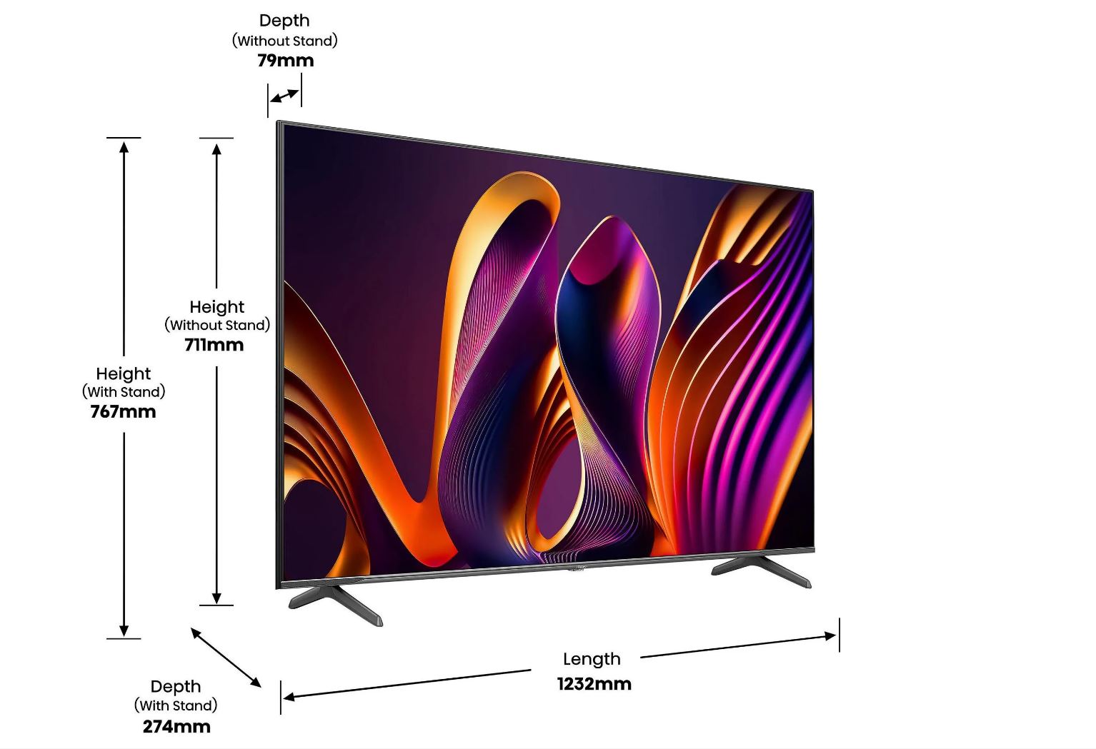 Hisense 55E77NQ PRO E77NQ PRO Series - 139 cm (55") LCD-TV mit LED-Hintergrundbeleuchtung - QLED - 4K
