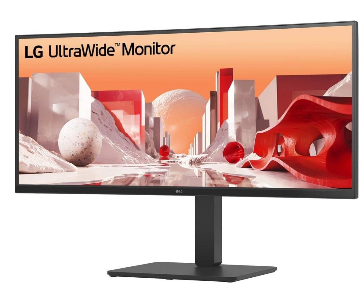 LG UltraWide 34BA75QE-B - LED-Monitor - gebogen - 86.72 cm (34") - 3440 x 1440 WQHD @ 60 Hz - IPS - 300 cd/m² - HDR10 - 5 ms - 2xHDMI, DisplayPort, USB-C - Lautsprecher