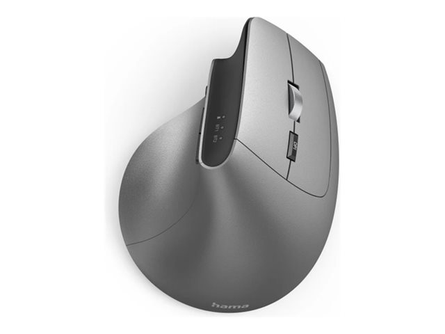 Hama EMW-700 - vertikale Maus - mehrere Geräte
wiederaufladbar - 2.4 GHz
Bluetooth 4.2 - Anthrazit