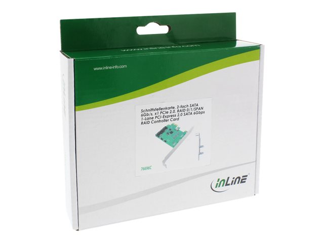 InLine - Speichercontroller (RAID) - SATA 6Gb/s - PCIe 2.0