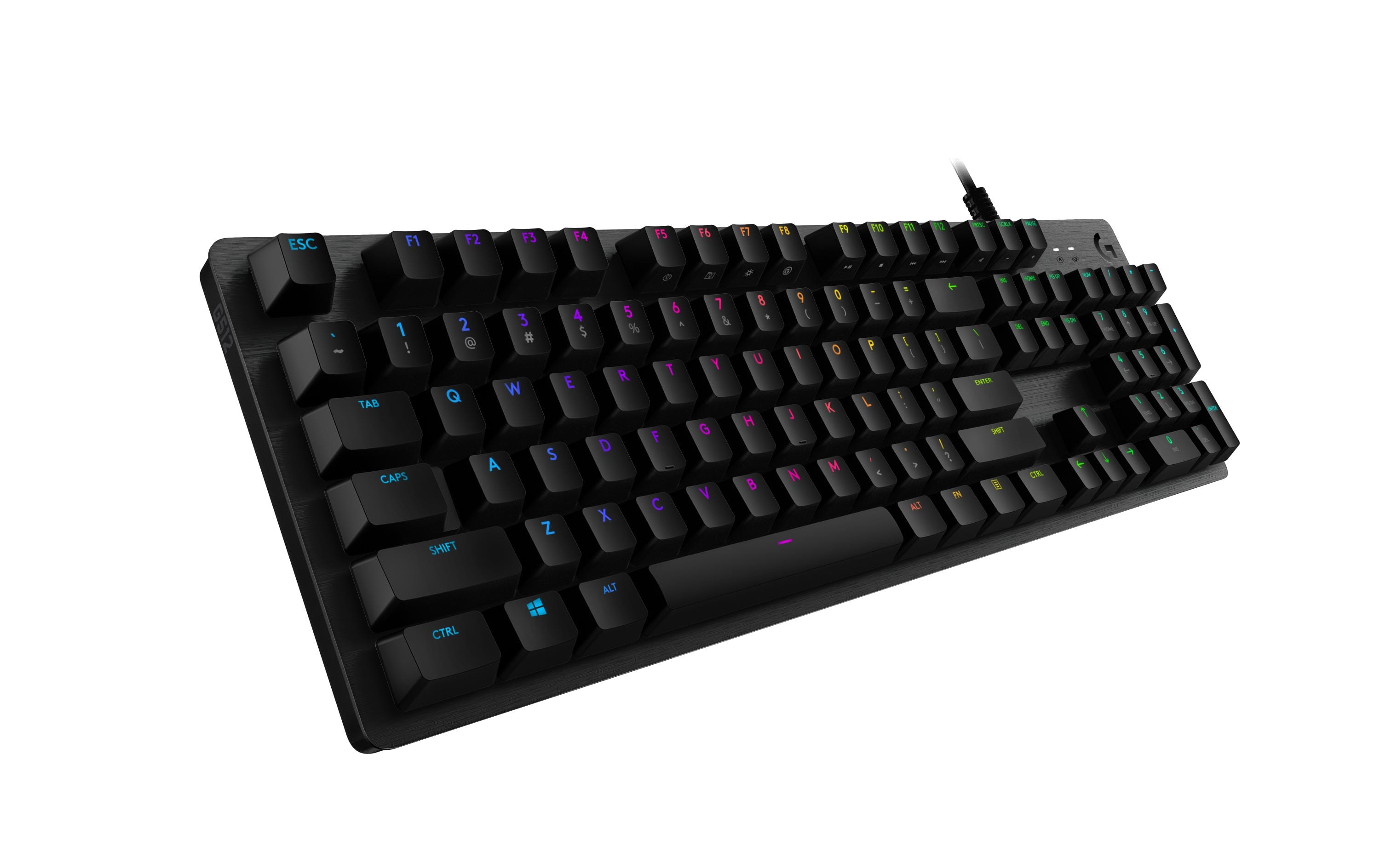 Logitech Gaming-Tastatur G512 GX Brown Carbon