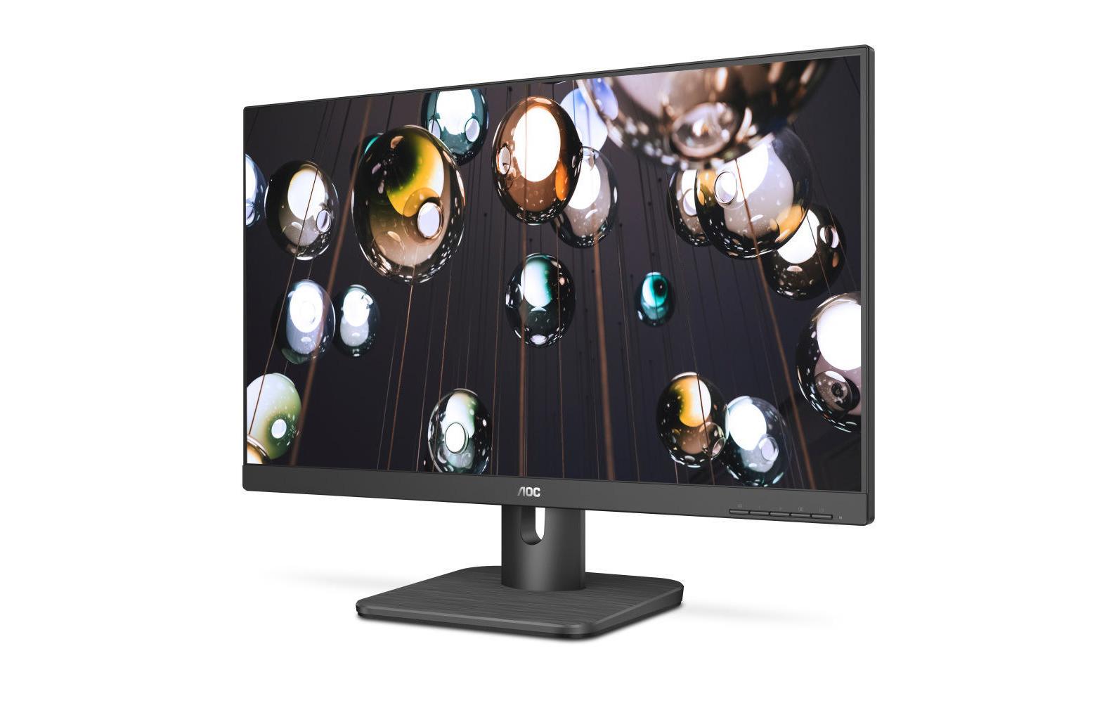 AOC 24E1Q - LED-Monitor - 60.5 cm (23.8") - 1920 x 1080 Full HD (1080p) @ 60 Hz - IPS - 250 cd/m² - 1000:1 - 5 ms - HDMI, VGA, DisplayPort - Lautsprecher