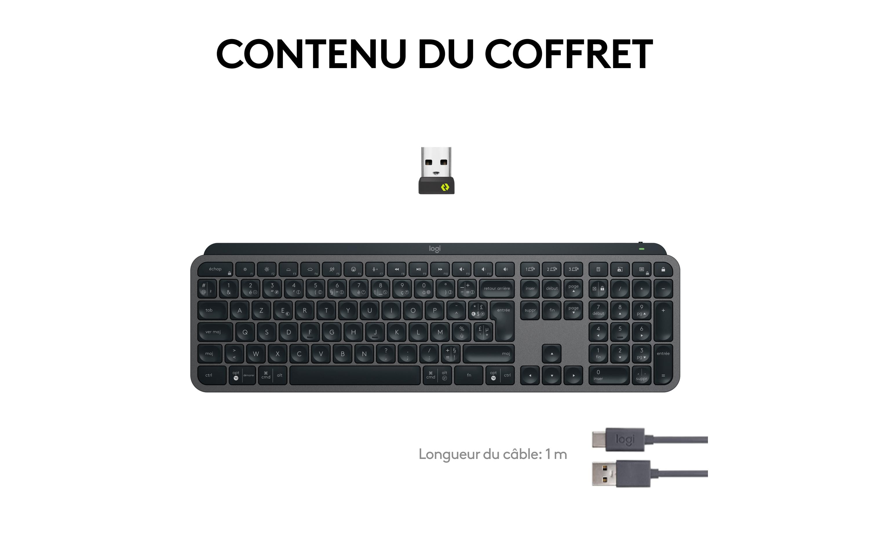Logitech Tastatur MX Keys S CH-Layout