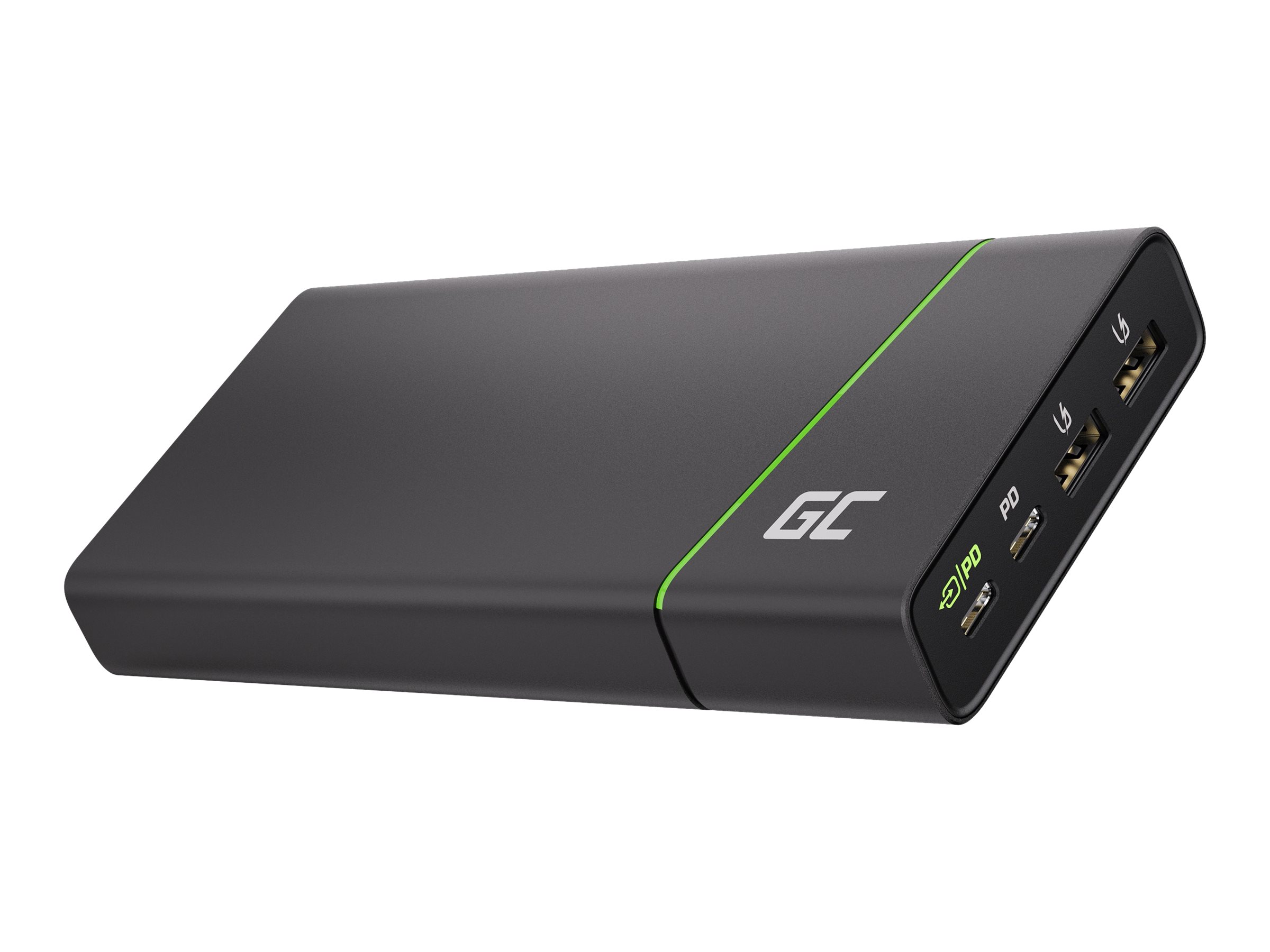 Green Cell PowerPlay 10S Powerbank - Li-Pol - 2 x USB
24 pin USB-C - 18 Watt