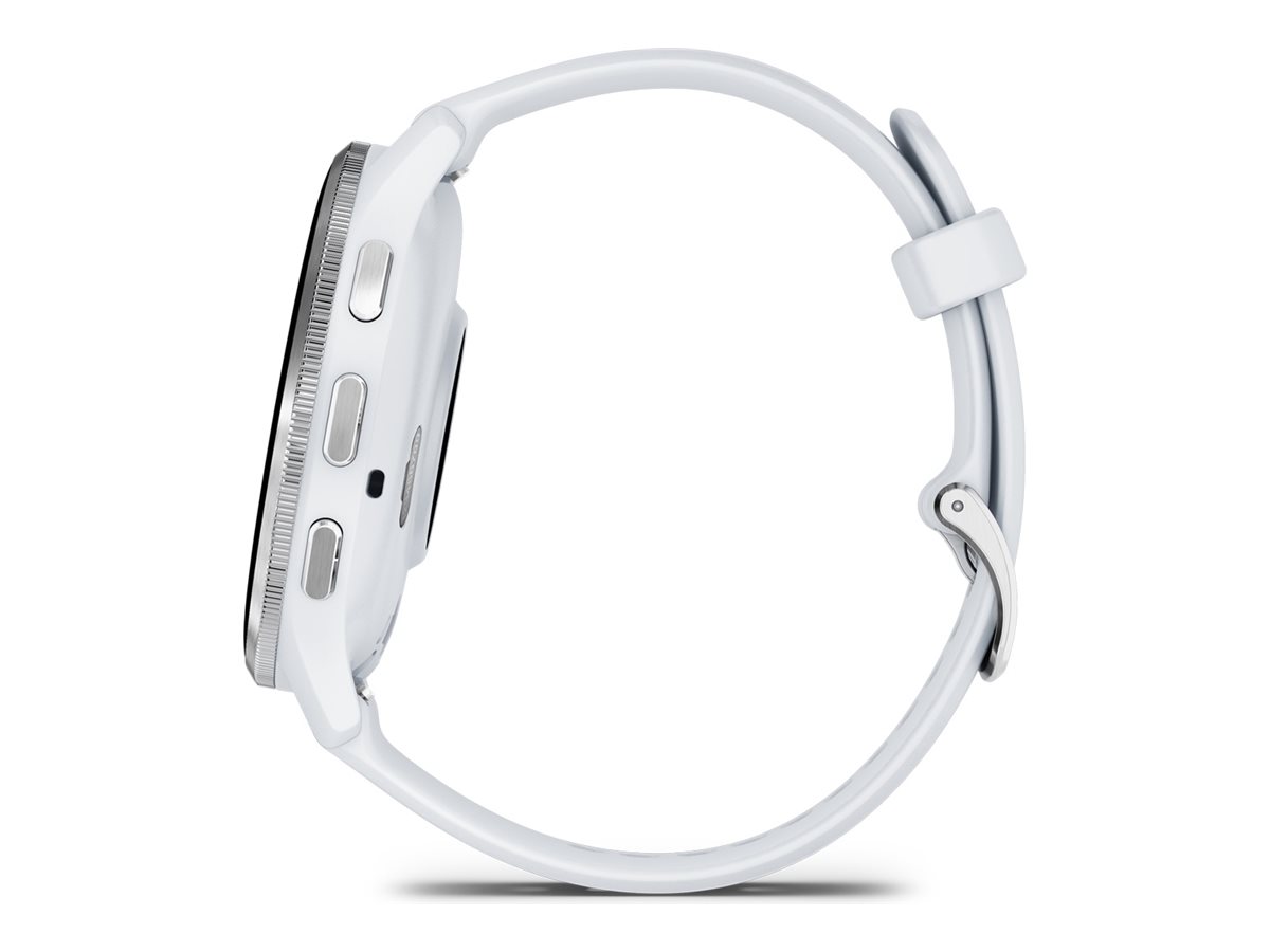 Garmin Venu 3 - verstärktes Polymer Whitestone - intelligente Uhr mit Band - 8 GB