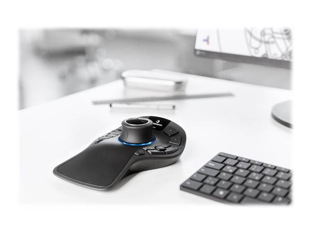 3Dconnexion SpaceMouse Pro Wireless - Bluetooth Edition - 3D-Maus - 2.4 GHz
Bluetooth
USB-C