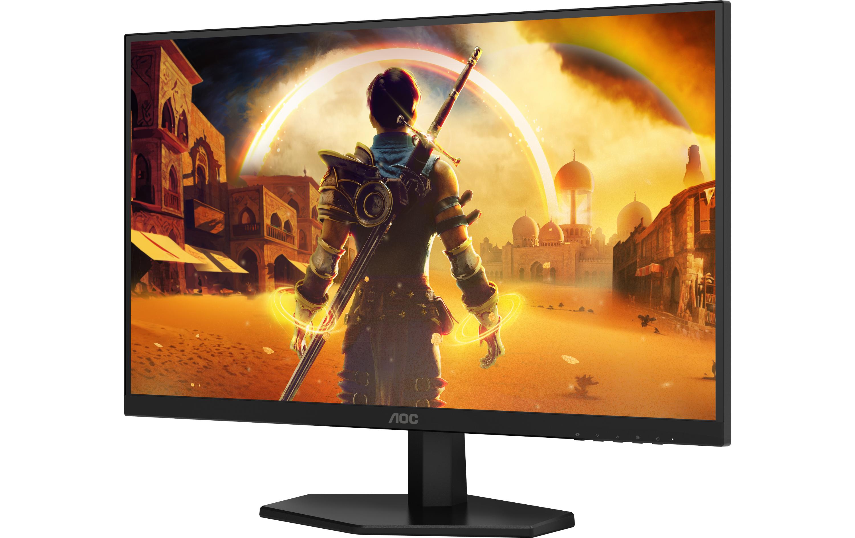 AOC Gaming Q27G42XE - LED-Monitor - Gaming - 68.6 cm (27") - 2560 x 1440 QHD @ 180 Hz - Fast IPS - 300 cd/m² - 1000:1 - HDR10 - 0.5 ms - 2xHDMI, DisplayPort - Lautsprecher - Schwarz, Rot