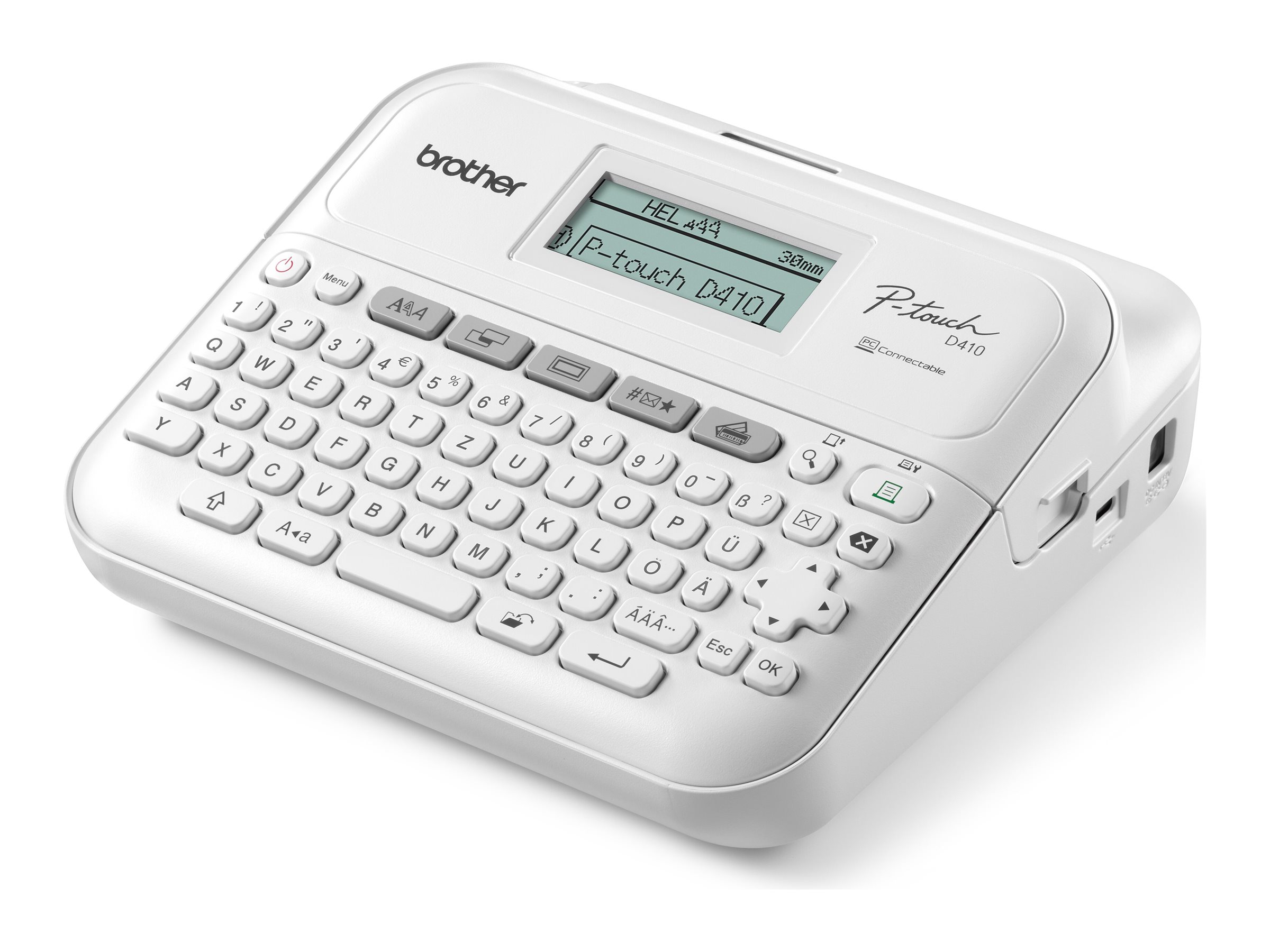 Brother P-Touch PT-D410 - Beschriftungsgerät - s/w - Thermotransfer