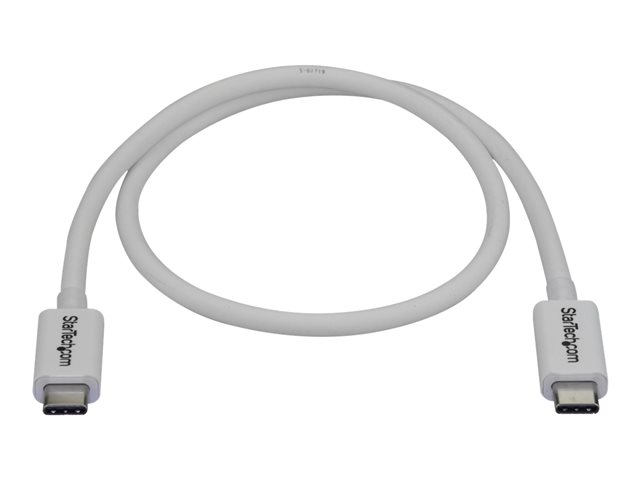 StarTech.com 1.6ft (50cm) Thunderbolt 3 Cable
40Gbps
100W PD
4K/5K Video
Thunderbolt-Certified
Compatible w/ TB4/USB 3.2/DisplayPort - Thunderbolt-Kabel - 24 pin USB-C zu 24 pin USB-C - 50 cm