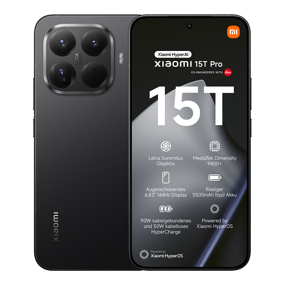 Xiaomi 15T Pro 5G Dual Sim 12GB RAM 512GB - Black