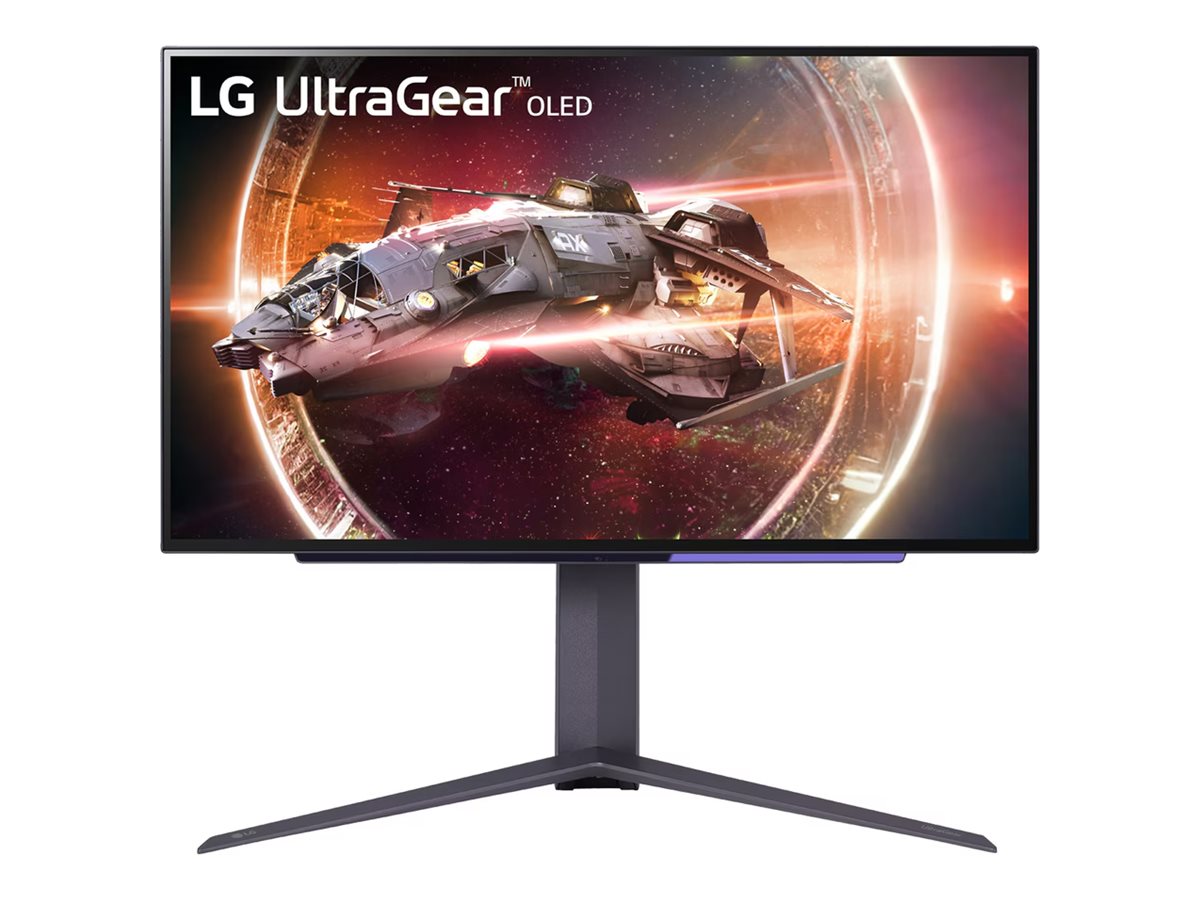 LG UltraGear 27GS95QX-B - OLED-Monitor - Gaming - 68.6 cm (27") (26.5" sichtbar) - 2560 x 1440 QHD @ 240 Hz - 200 cd/m² - 1500000:1 - HDR10 - 0.03 ms - 2xHDMI, DisplayPort