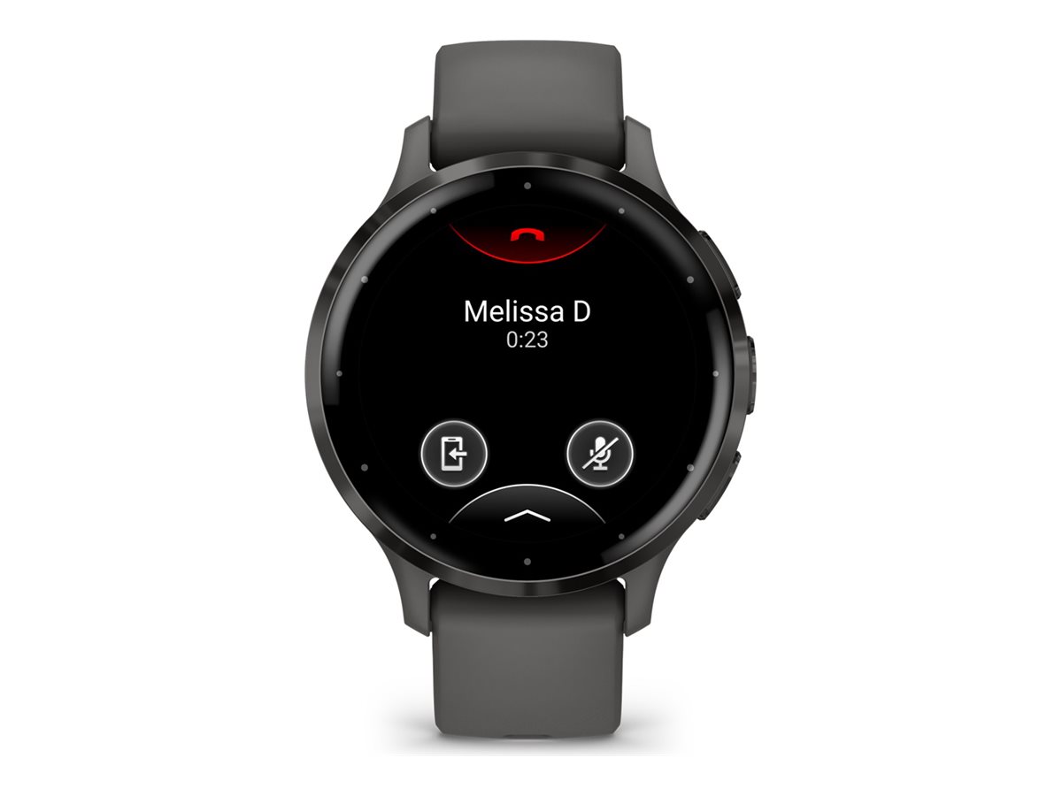 Garmin Venu 3S - Pebble Gray - intelligente Uhr mit Band - 8 GB
