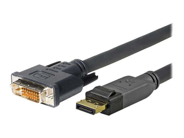 VivoLink Pro - DisplayPort-Kabel - DisplayPort (M) bis DVI-D (M) - 7.5 m - eingerastet, Daumenschrauben