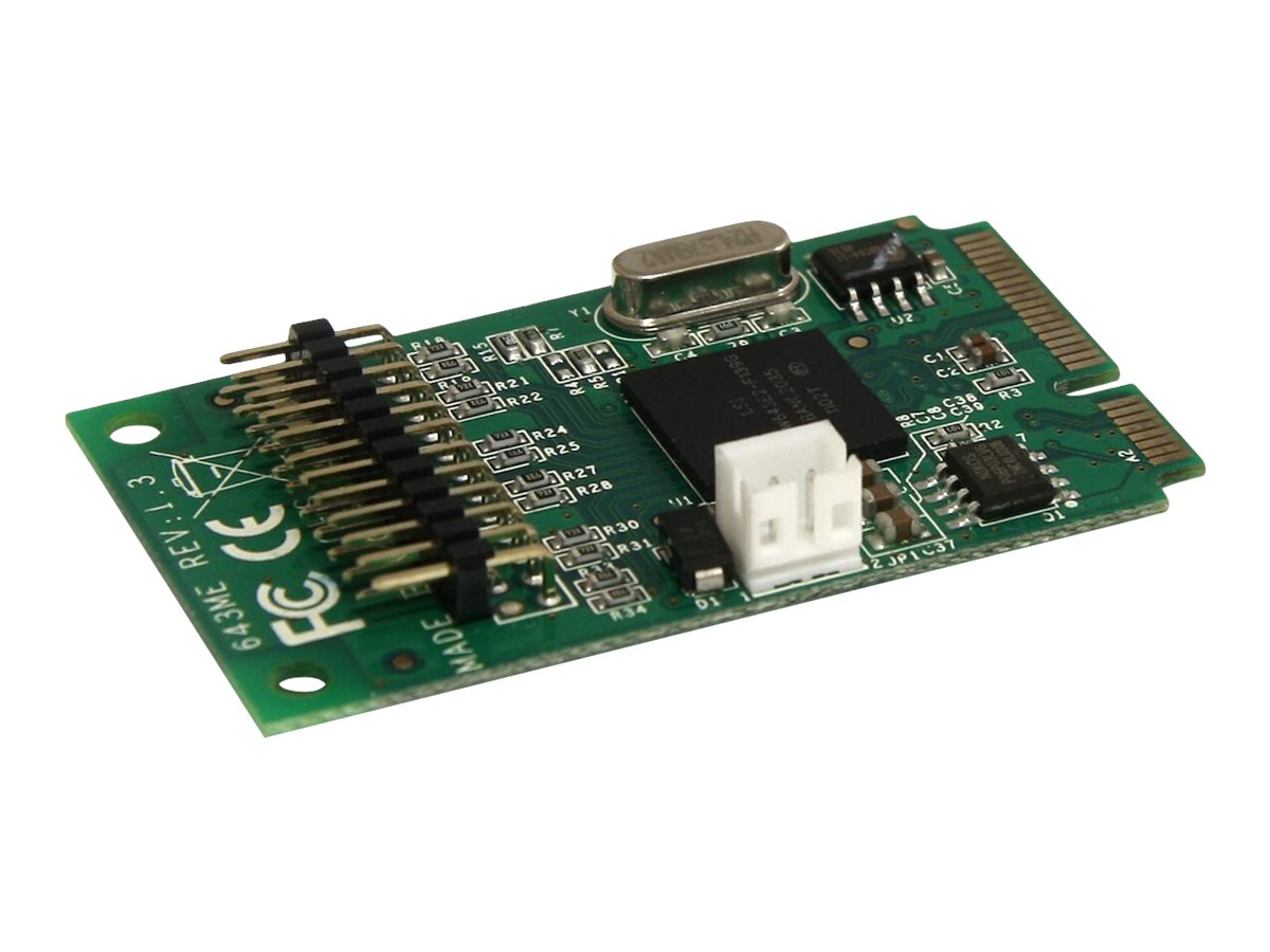 StarTech.com 3 Port 2b 1a 1394 Mini PCI Express FireWire-Kartenadapter - FireWire-Adapter - PCIe Mini Card - 2 Anschlüsse