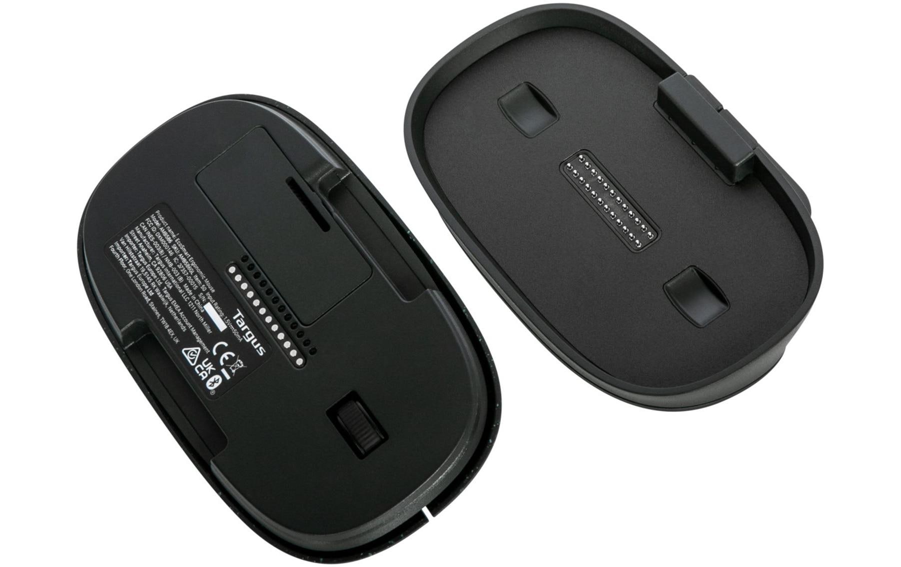 Targus ErgoFlip EcoSmart - Maus - nachhaltig
beidhändig - Bluetooth 5.0 LE - Schwarz