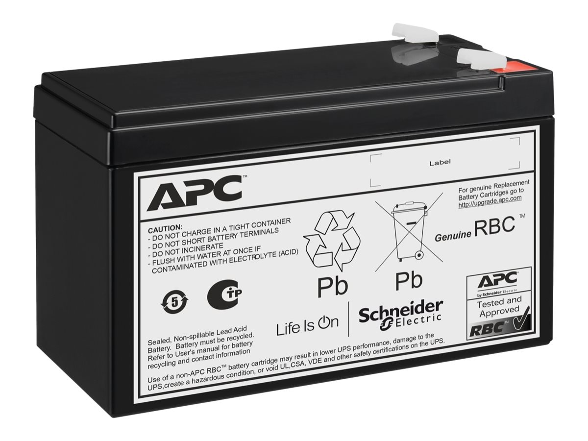APC Replacement Battery Cartridge #176 - USV-Akku - 6 x Batterie - Bleisäure - 7 Ah - Schwarz