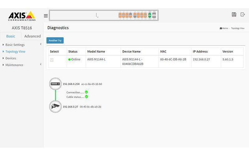 Axis PoE+ Switch T8508 8 Port