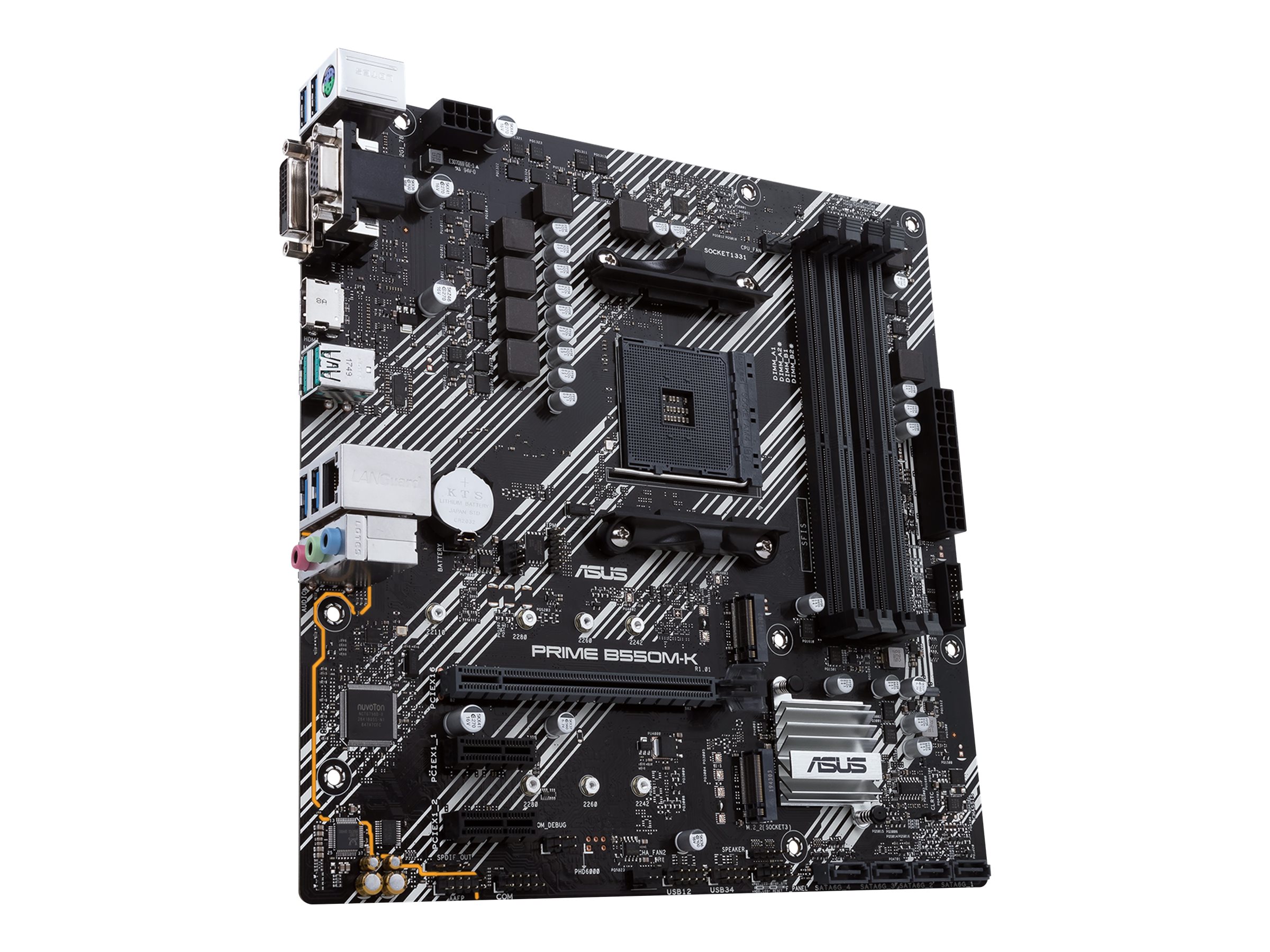 ASUS PRIME B550M-K - Motherboard - micro ATX - Socket AM4 - AMD B550