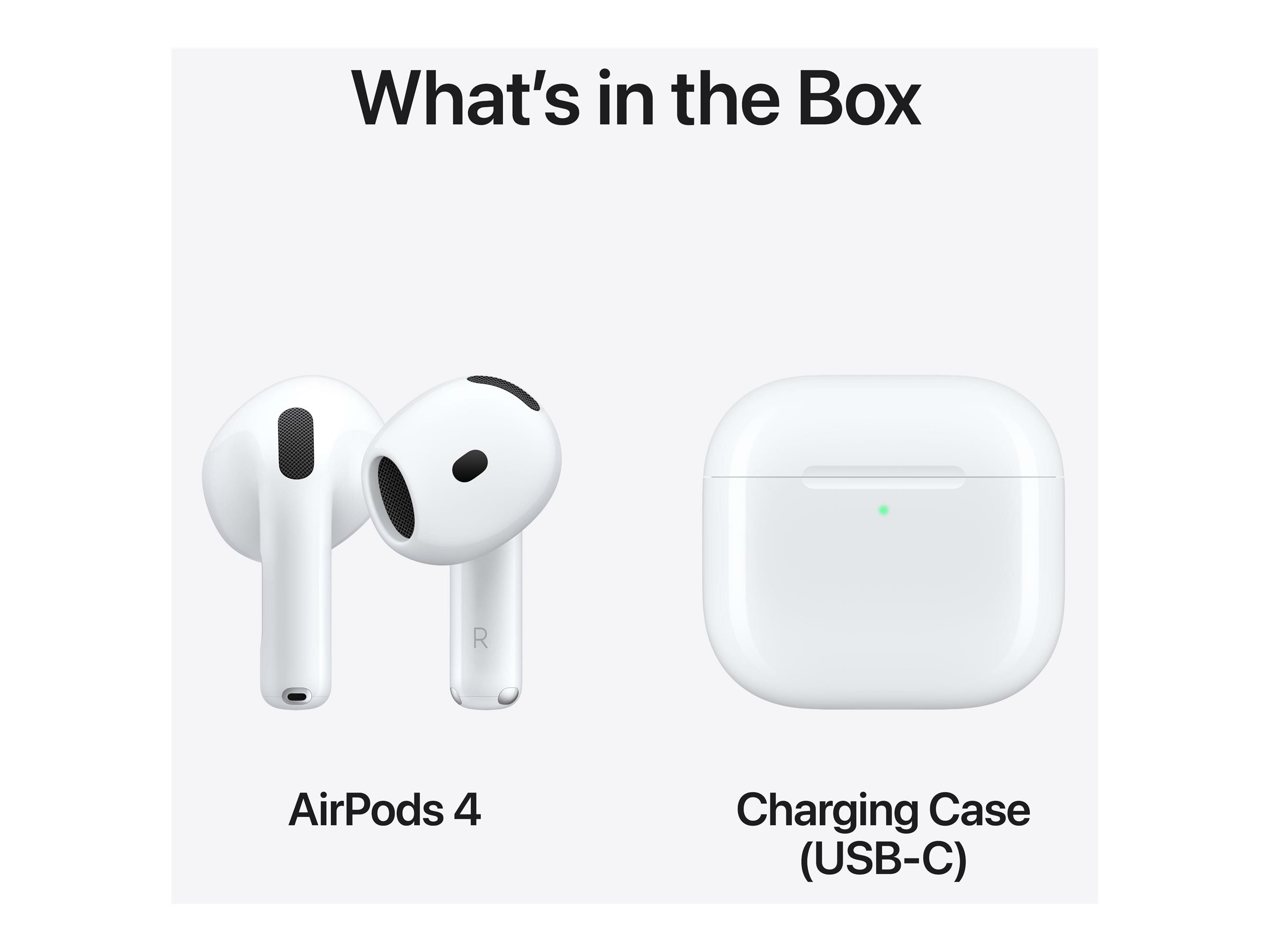 Apple AirPods 4 - True Wireless-Kopfhörer mit Mikrofon