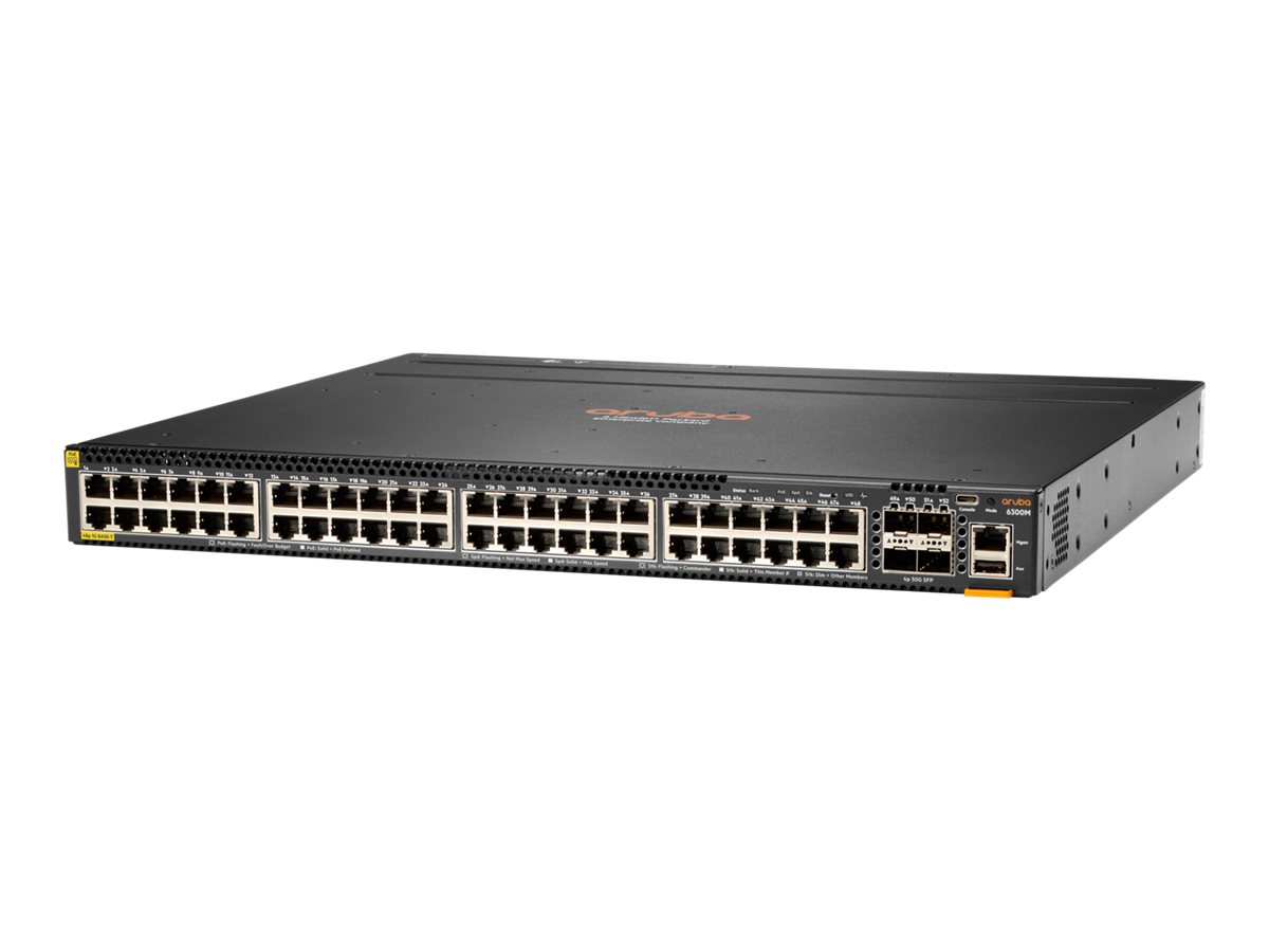 HPE Aruba Networking 6300M - Switch - 48 Anschlüsse - managed - an Rack montierbar