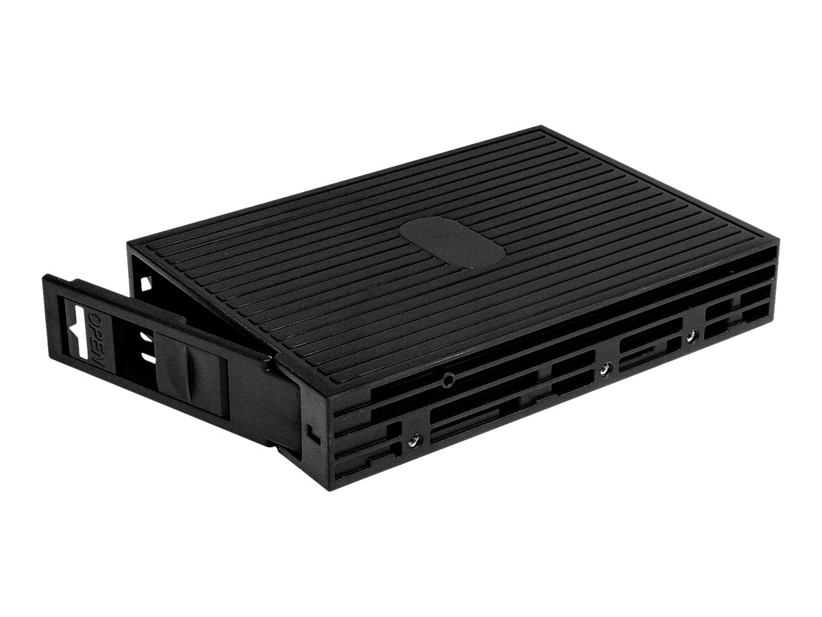 StarTech.com 2,5 Zoll SAS / SATA / SSD auf 3,5" SATA Festplatten Konverter - Laufwerksschachtadapter - 3,5" auf 2,5" (8.9 cm to 6.4 cm) - Schwarz - für P/N: S352BU33HR, SATDOCK5U3ER, SATDUP11IMG, SATERASER4, SATSASDUPE11, SU2DUPERA11
