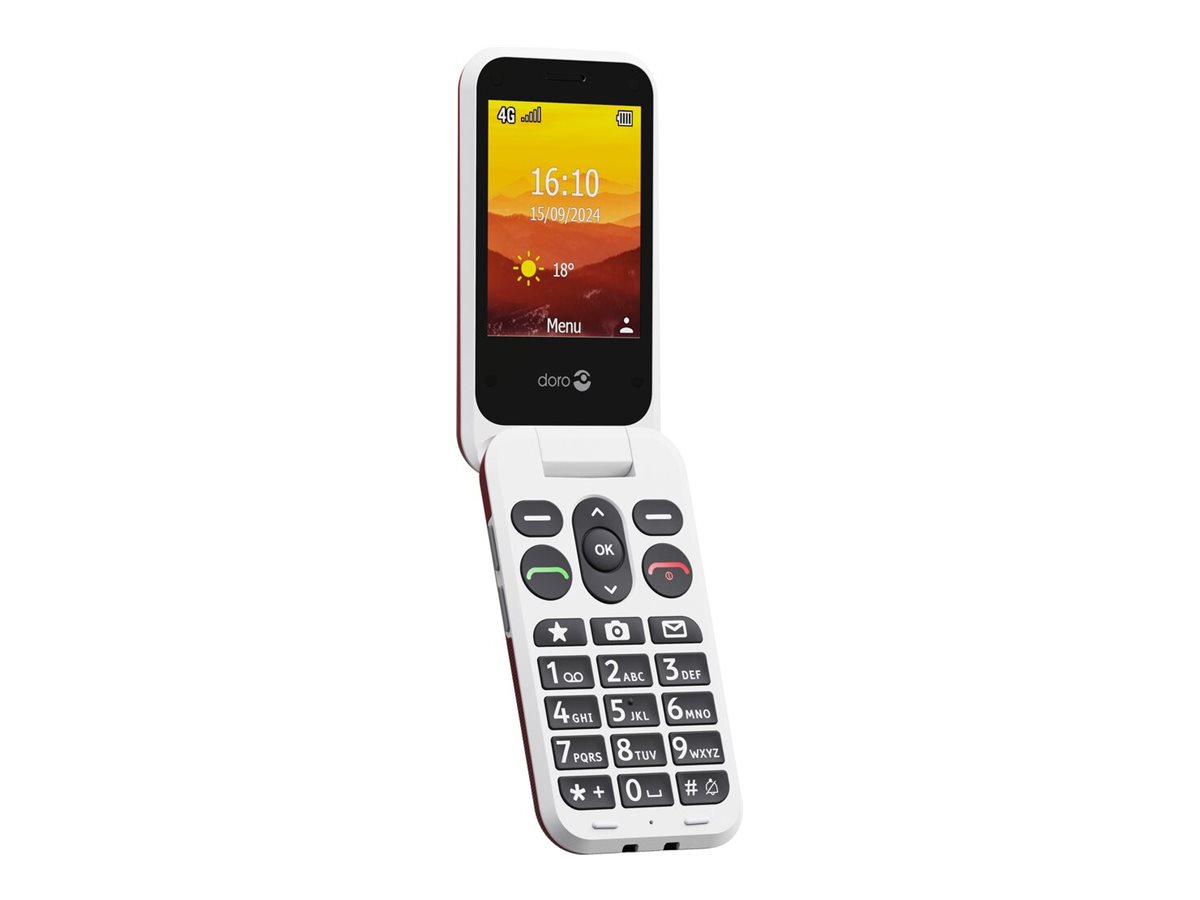 DORO Leva L20 - rot/weiß - 4G Feature Phone - 128 MB - GSM