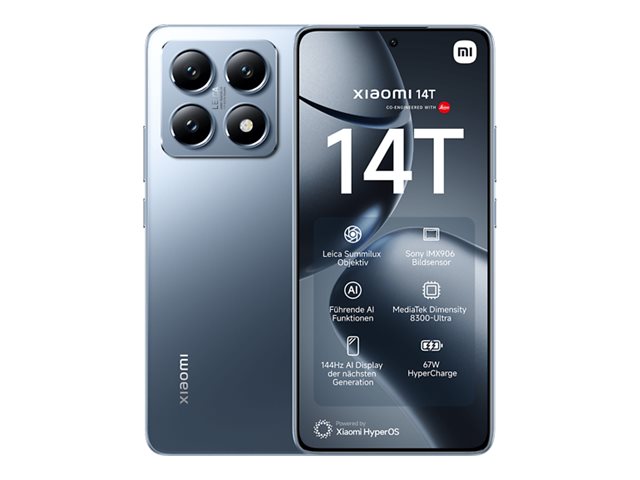Xiaomi 14T - Titanblau - 5G Smartphone - 256 GB - GSM