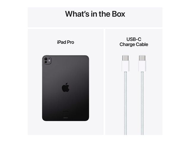 Apple 11-inch iPad Pro Wi-Fi - Tablet - 512 GB - 27.9 cm (11") Tandem OLED (2420 x 1668) - Space Black